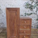 Combined asymmetrical chest of drawers