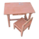 Child's desk and its chair