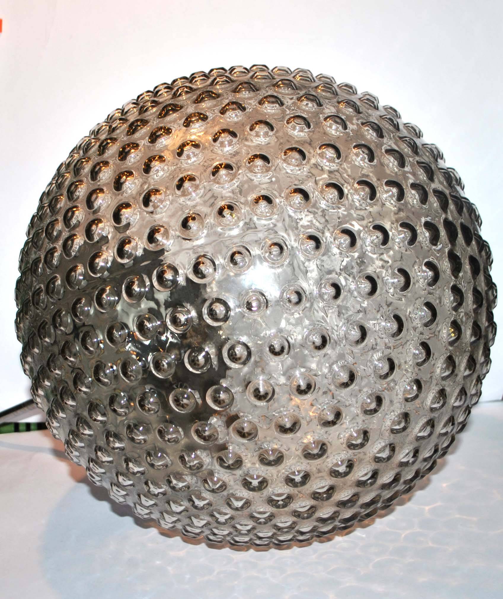 Glass ball lamp Suspension Design 1970 Rolf Krüger and Motoko Ishi Edition STAFF Lights