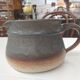 Enamelled stoneware pitcher