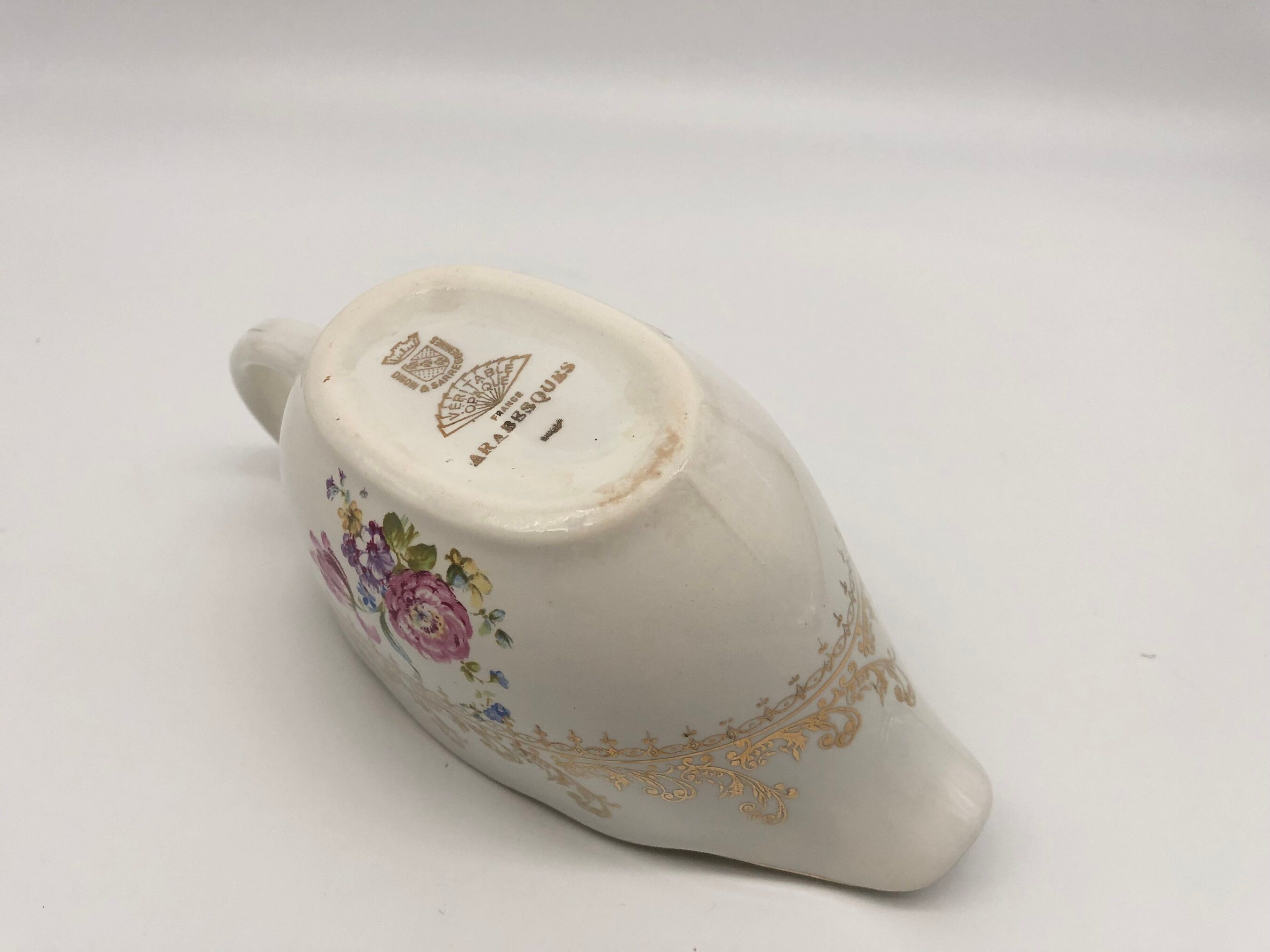 Saucière, "Digoin Sarreguemines" model Arabesques