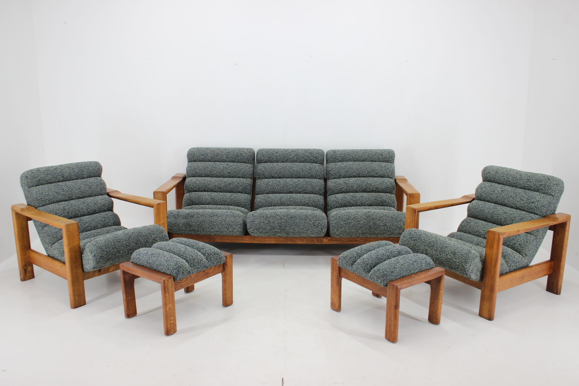 Living room oak set ,finland 1960