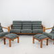 Living room oak set ,finland 1960