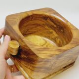 Olive Wood Bowl Container