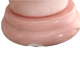 Pair de lampes vintage en marbre rose
