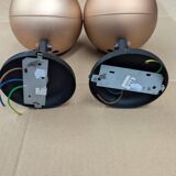 Pair of vintage LITA Eyeball wall lights, 1970s