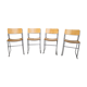 Set of 4 vintage "sultana" chairs