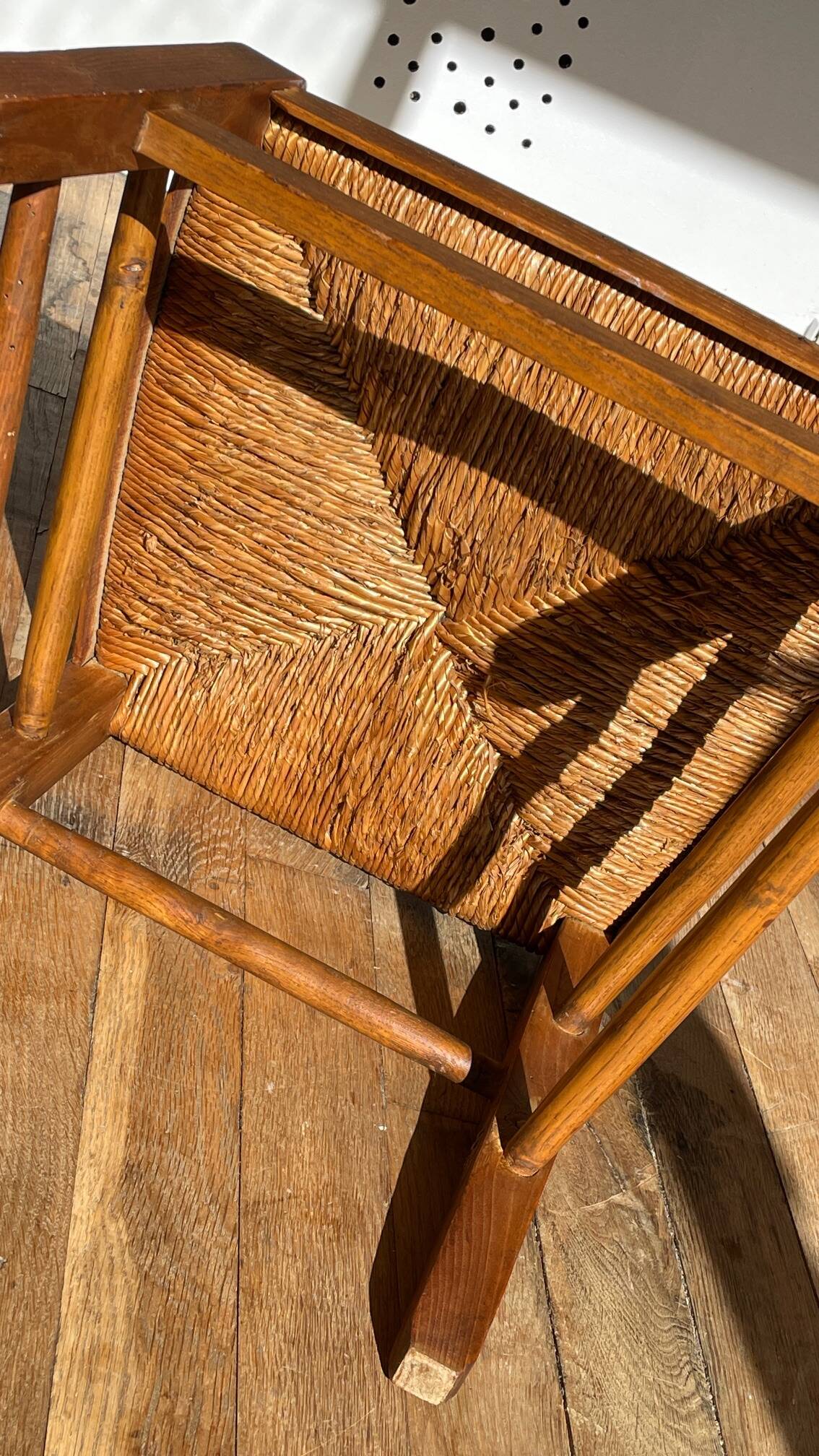 TABOURET Ancien Esprit CAMPAGNE