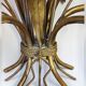 Lustre métal doré Hollywood Regency, Hans Kögl 1970's