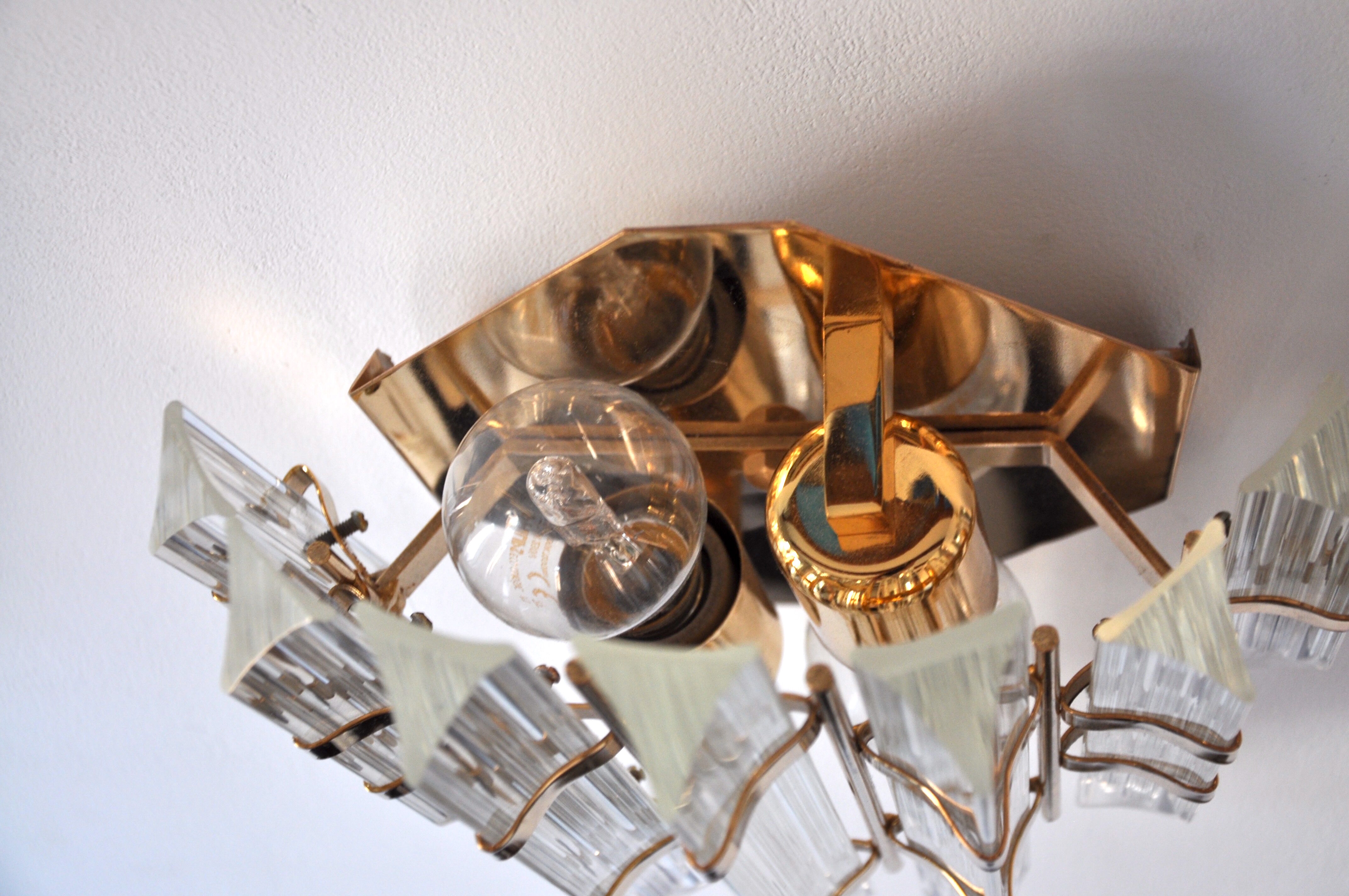 Set of 2 wall sconces Murano Sconces by Paolo Venini