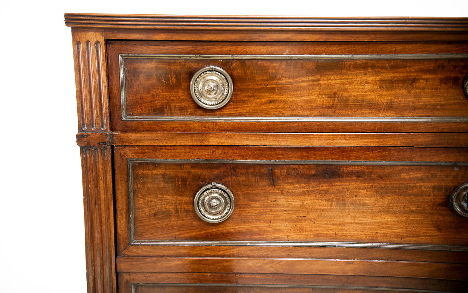 Georgian continental mahogany secretaire bureau