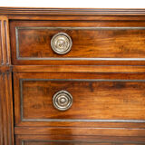 Georgian continental mahogany secretaire bureau