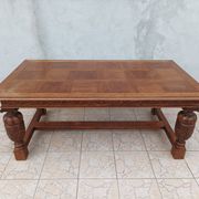 Renaissance style oak table
