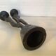 Brutalist cast iron candelabra candle holder Germany