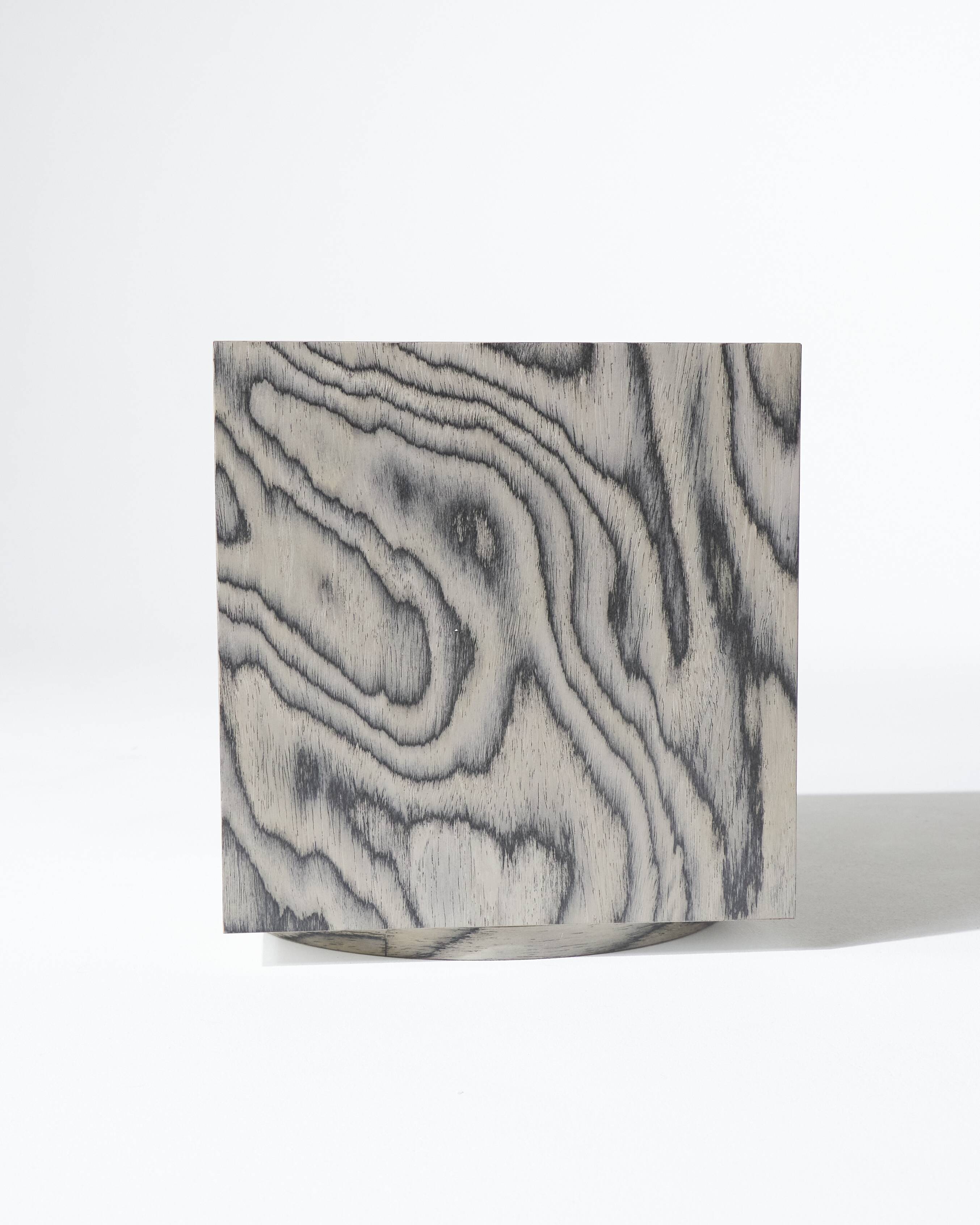 Sottsass object 106 wood veneer side table