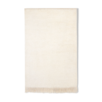 Carpet berbere beni ourain ecru 205 x 153 cm