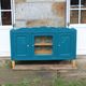 Renovated antique sideboard – Petrol blue V33 – Vintage / Art Deco style