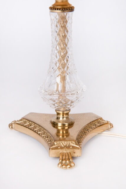 Pair of bronze bedside lamps