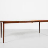 Midcentury extendable dining table in teak by Alf Aarseth for Gustav Bahus 1960s