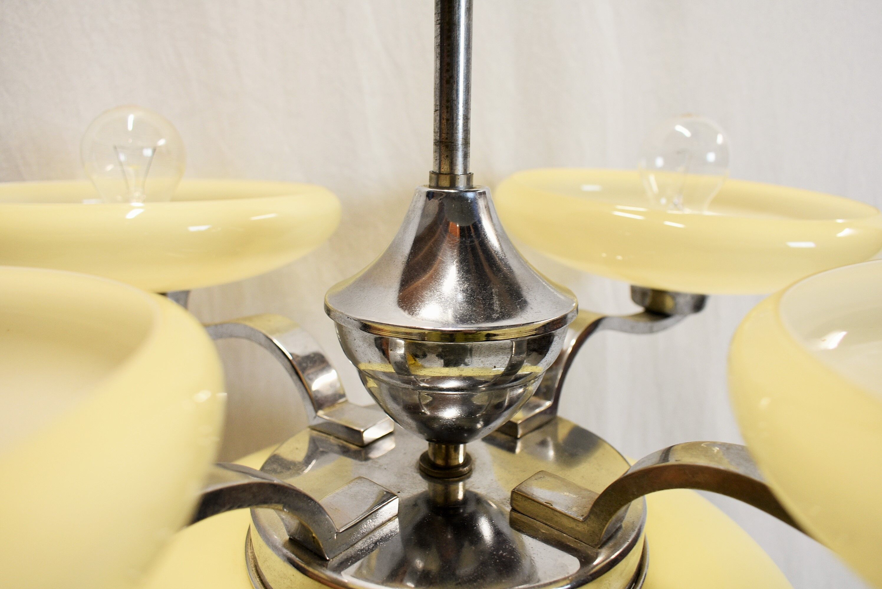 Art Deco Chandelier, Czechoslovakia, 1930s