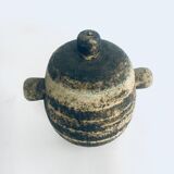 Brutalist Dutch Art Ceramic Pot by Pieter Groeneveldt, Netherlands, 1960s