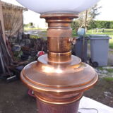 White opaline 50s Mazda lamp