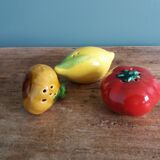 Salt shaker pepper slushie tomato onion lemon