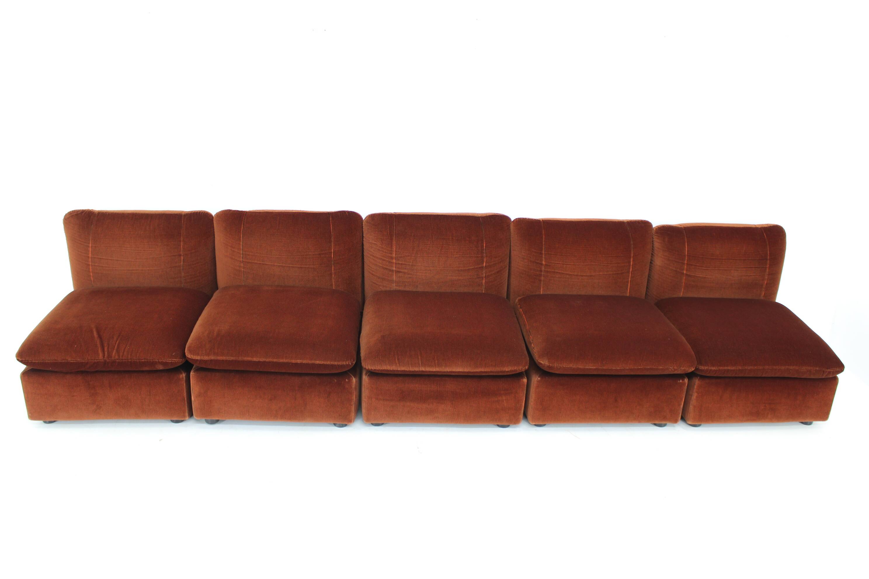 1970s Modular Sofa or Chairs ,Italy