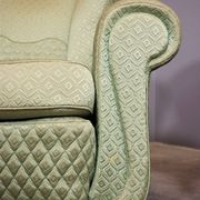 Fan-shaped armchairs set of 2