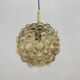XL Helena Tynell glass bubble hanging lamp pendant, 1970s