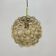 XL Helena Tynell glass bubble hanging lamp pendant, 1970s