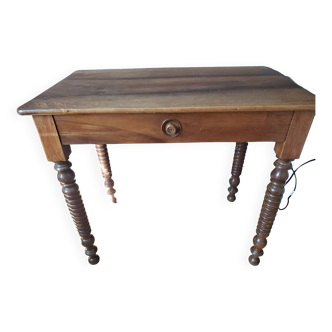 Small old walnut table