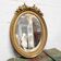 Louis XVI style oval mirror 40x54cm