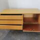 Small vintage blond wood sideboard