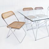 Ensemble de 6 chaises pliantes 'Plia' par Giancarlo Piretti pour Anonima Castelli années 1970