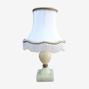 Alabaster bedside lamp