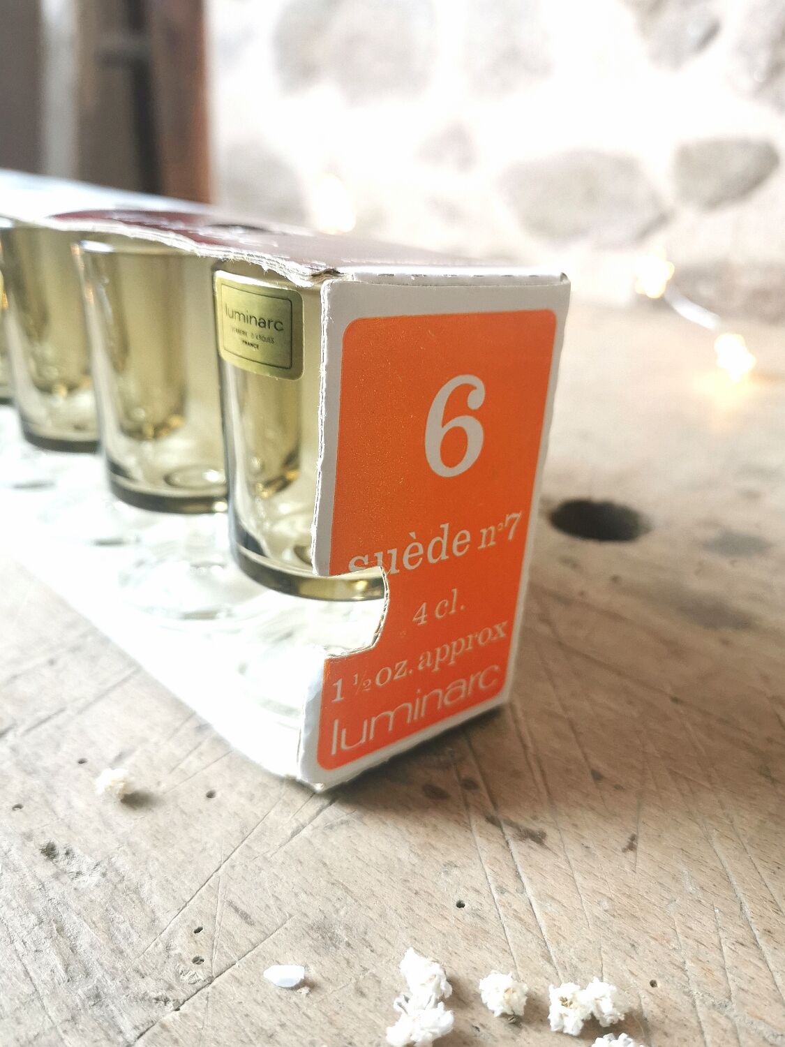 6 vintage luminarc lenses