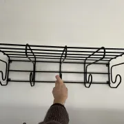 Vintage wall coat rack IKEA