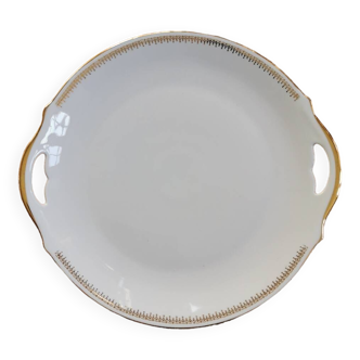 Vintage CNP porcelain cake dish