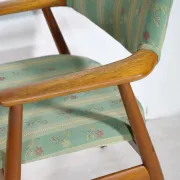 Fauteuil des années 60 en teck par Erik Kirkegaard pour Glostrup.