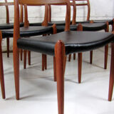 Set of 6 chairs teak MÖLLER