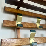 Vintage wall coat rack hooks circa