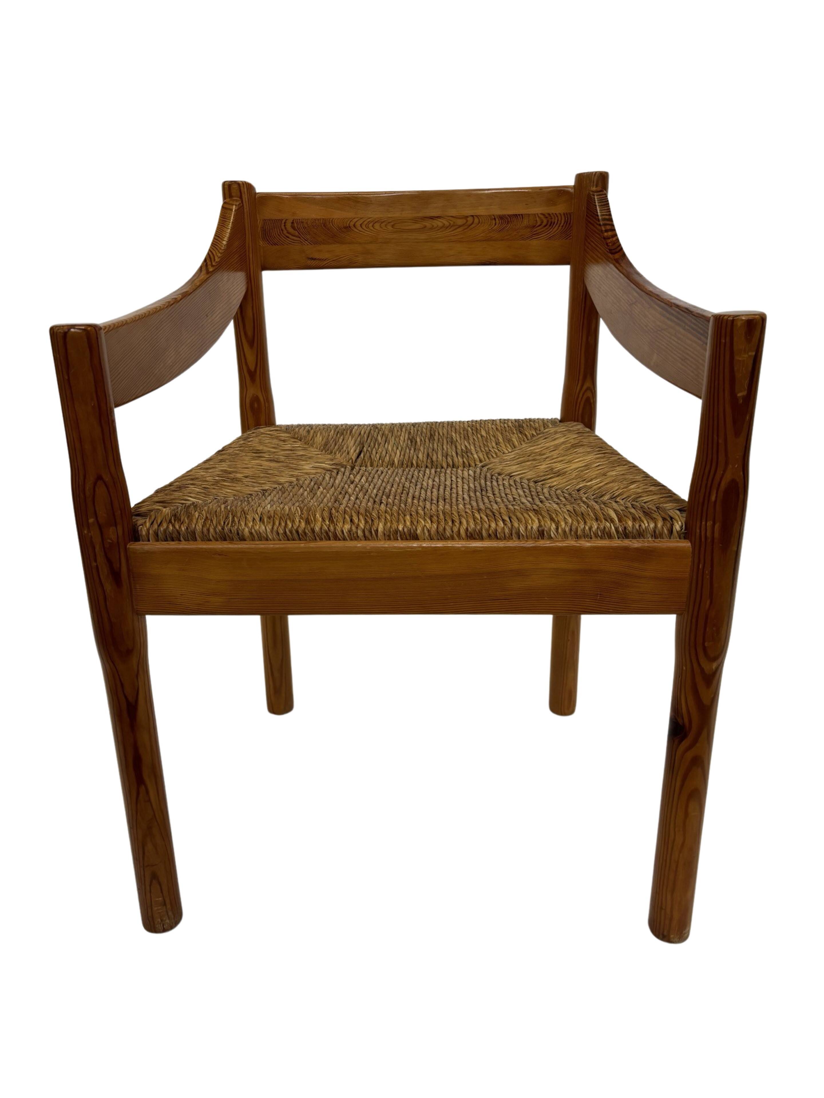 Carimate chair model 892 Vico Magistretti for Cassina