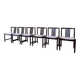 Set of six vintage Illum Wikkelsø dining chairs