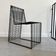 Graphic metal armchair