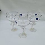 6 Luminarc Dolphy ice cream and dessert cups
