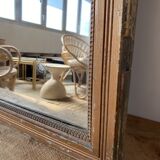 Old foot mirror gilded