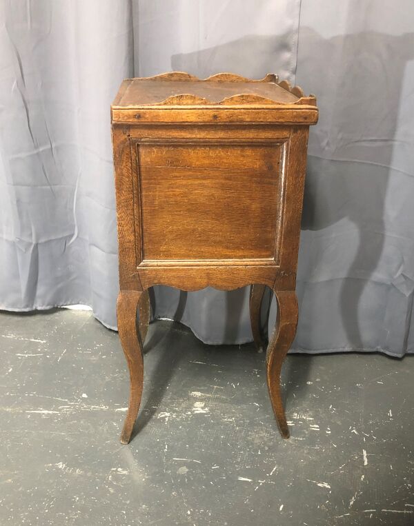 Meuble d'appoint en chêne d'époque LOUIS XV 18 eme Meuble campagnard Sellette Table