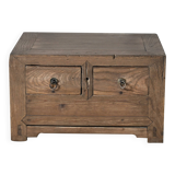 Haibei - Chinese bedside table in ancient elm no. 2