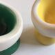 Pair of egg cups modernists workshop ceramic 50